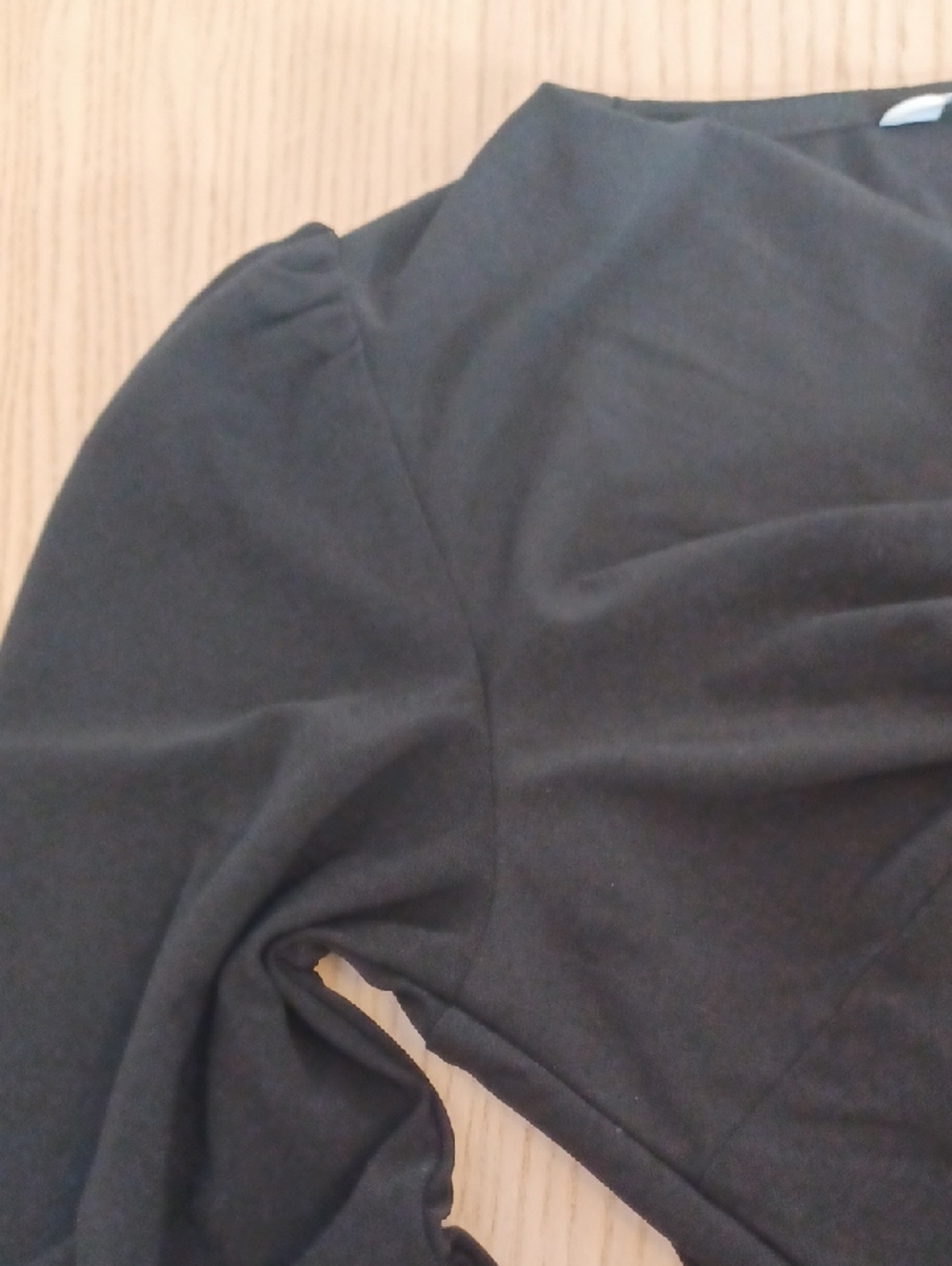 Mango Black Twist-Front Long Sleeve Dress - Picture 4 of 6